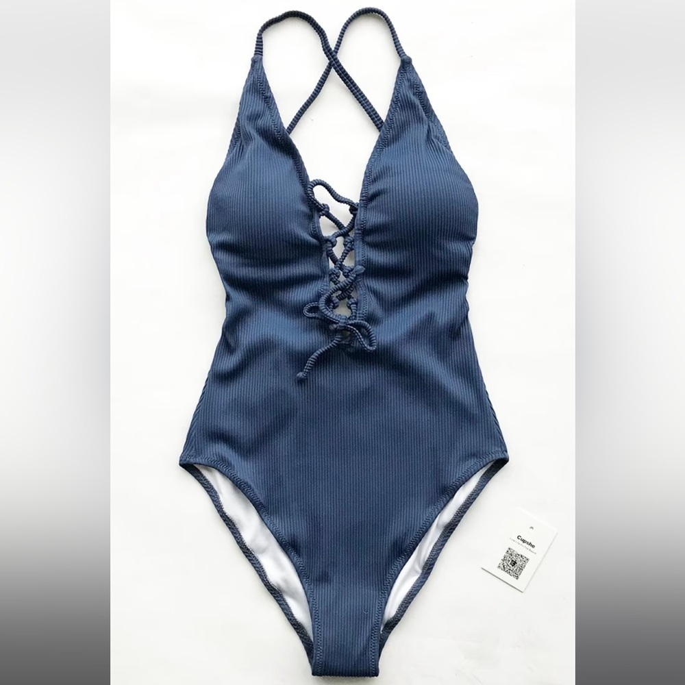 Cupshe Remind Me Solid One-piece Swimsuit